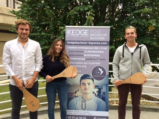 etudiant Kedge bachelor bayonne pelote